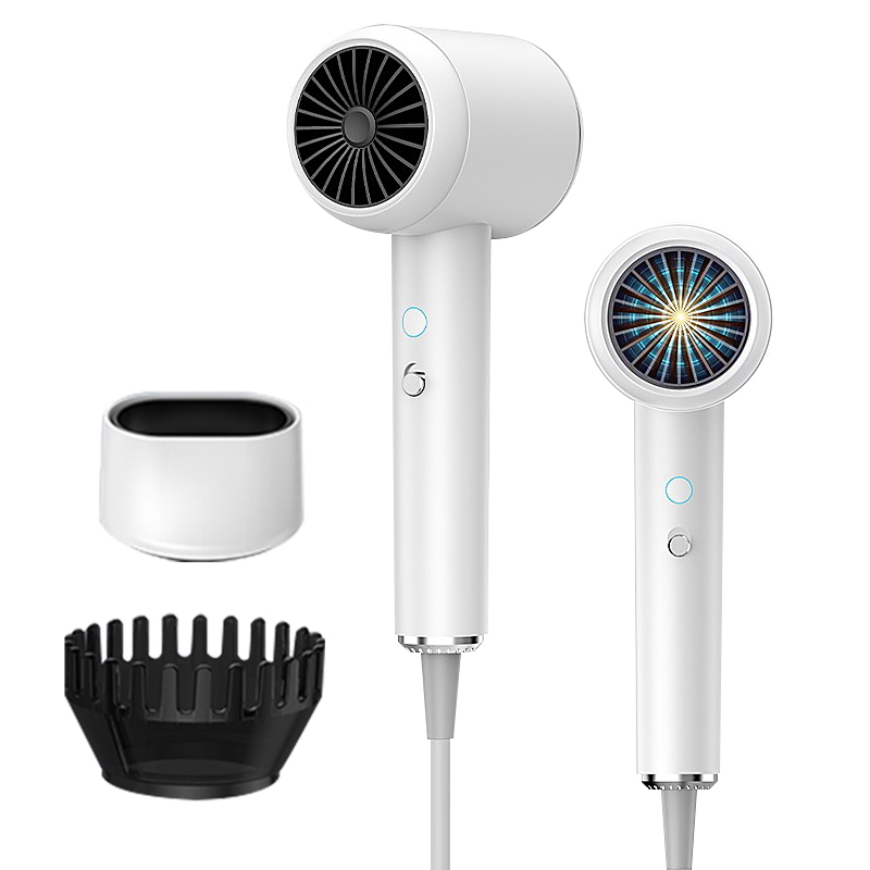 Secador de Cabelo Profissional com Difusor e Concentrador 220V 127V 2000W Ions Secagem Rapida Liso Cachos Salon Brilho