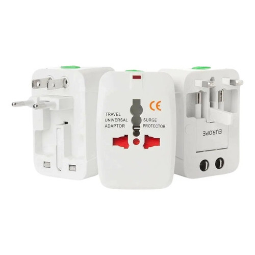 Adaptador de Tomada Universal Viagem Internacional 110v 220v Plug Retrátil para Mais de 150 Países Compacto
