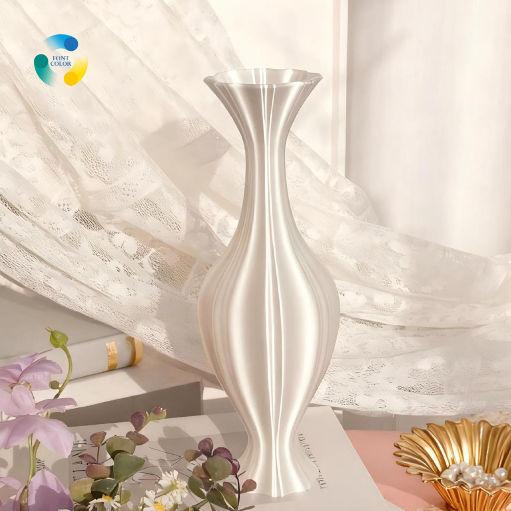 Decorative Flower Vases for Home Decor Small for Windowsill Plants 3d Printed Modern Artistic Vase – Minimalist Contai