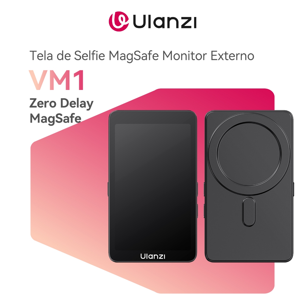 Ulanzi VM1 Tela de Selfie MagSafe Monitor Externo 3.97