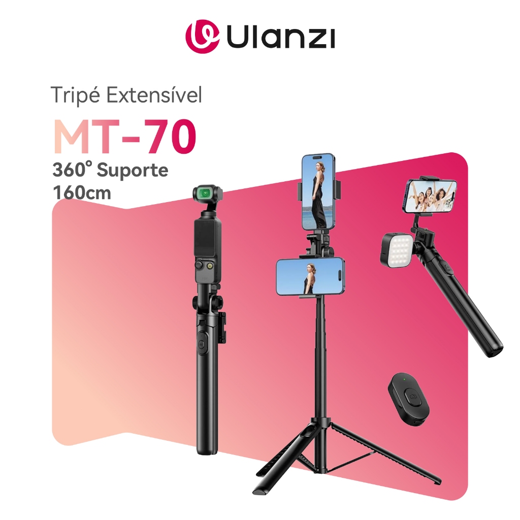 Ulanzi MT-70 Tripé Extensível 160cm 63