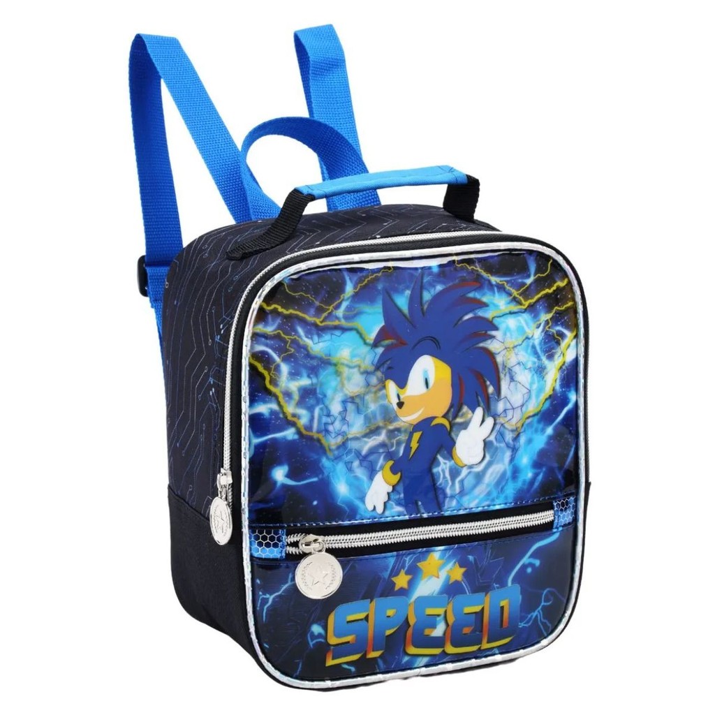Lancheira Térmica Sonic Escolar Speed Infantil Denlex
