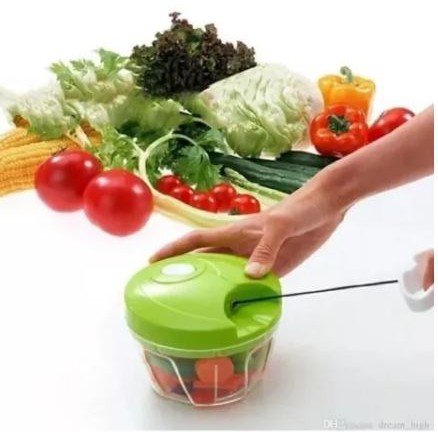 Mini Processador E Triturador De Alimentos Speed Chopper Manual 3 Laminas