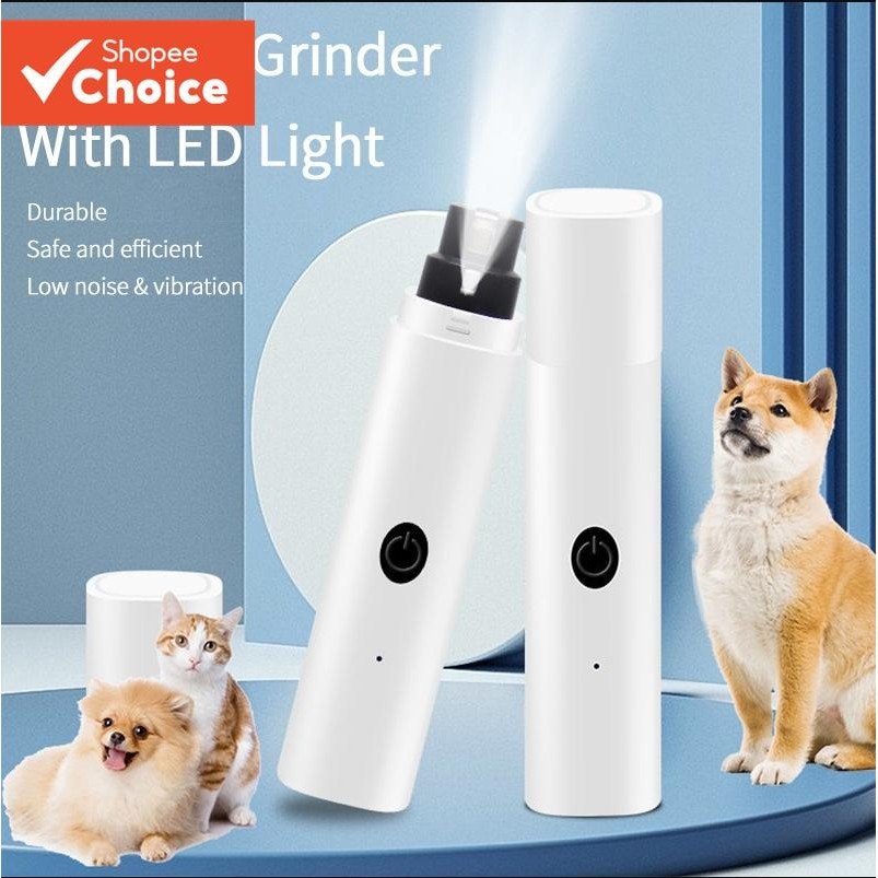 Moedor Elétrico De Unhas Para Animais De Estimação De 1 Unidade-Aparador Profissional Recarregável Cães E Gatos , Baixo