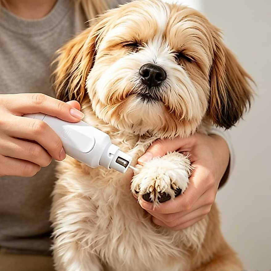 Lixa Elétrica Pet Aparador De Unhas Para Cachorros E Gatos Premium