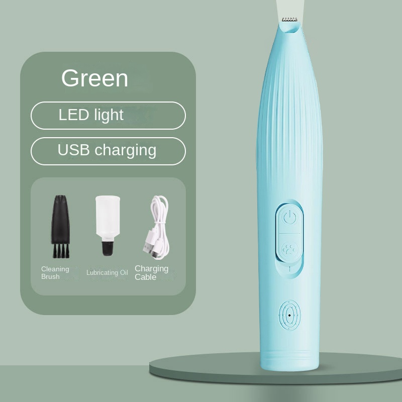 Aparador de Unhas e Pelos Recarga Novo e Moderno para Pets - Ferramenta Elétrica de Habilidade para Cães e Gatos,