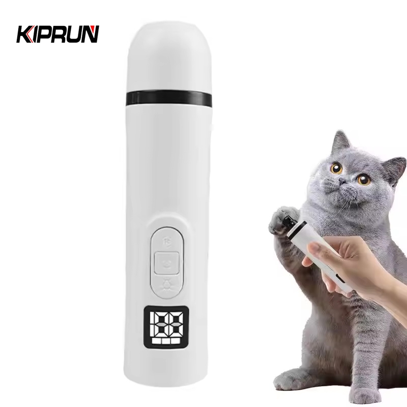 Aparador Moedor De Unhas Para Animais De Estimação KIPRUN , Ferramenta Elétrica Silenciosa Cuidar De Filhotes De Cachorr