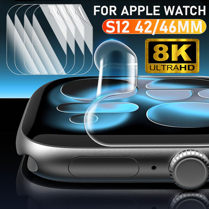 1-3 Unidades De Filme De Hidrogel Transparente HD Para Apple S12 Watch Ultra Series 1 2 3 4 5 6 7 8 9 10 11 12 SE 38mm 4