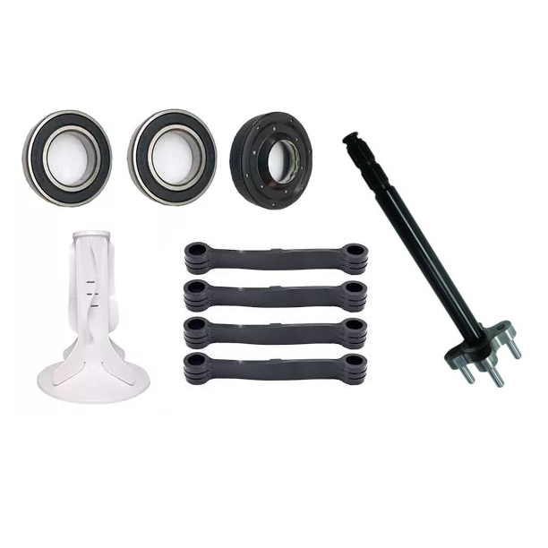 Kit Agitador + Eixo Alto + 2 Rolamentos + 1 Retentor + 4 Tirantes compatível com BWK11A
