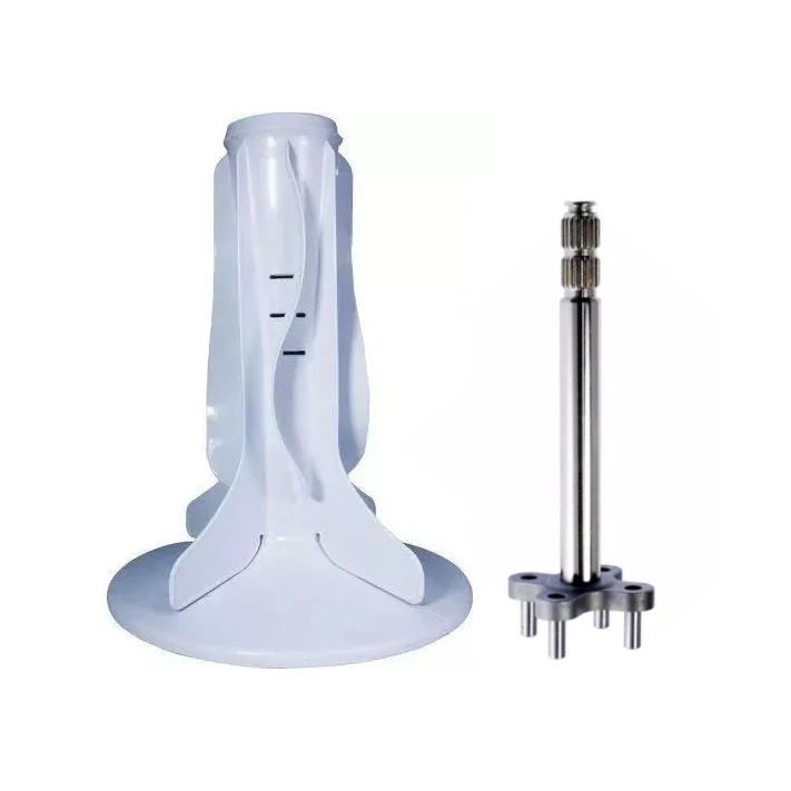 KIT AGITADOR 8 BLADES E EIXO CURTO DO AGITADOR LAVADORA BRASTEMP CONSUL
