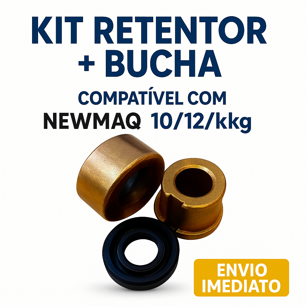 Kit Bucha De Bronze Agitador Tanquinho Newmaq New Up!