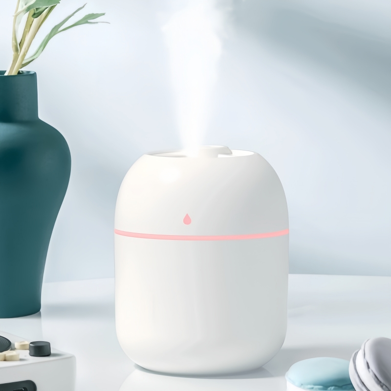 Mini Umidificador Para Carro Quarto Escritório 220ML Difusor  Usb Led Umidificador De Grande Capacidade