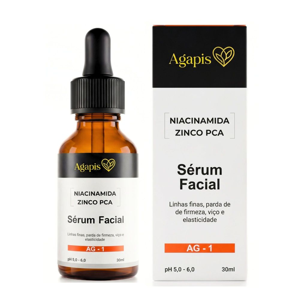 Sérum Facial Anti Acne Oleosidade e Manchas Niacinamida 10% + Zinco PCA 1%