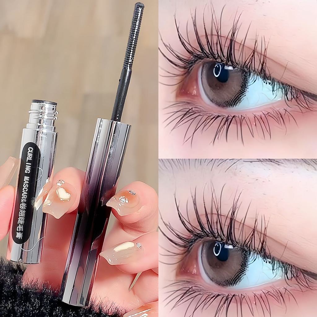 [Good Goods] Small tube mascara, waterproof, lengthening, curling, non-smudging, long-lasting, black and brown, popular