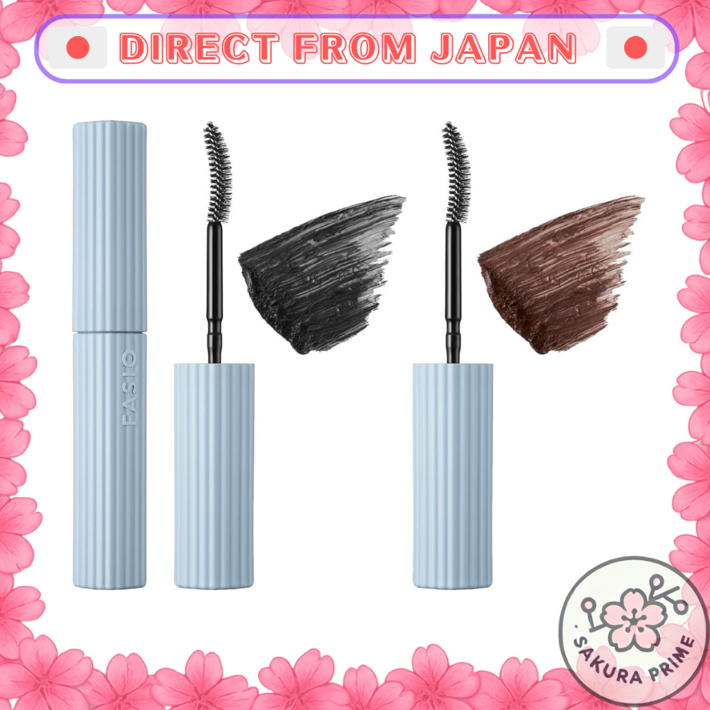 KOSE FASIO Permanent Curl Hybrid Mascara Long Waterproof In 01 Black And 02 Brown For Perfect Curls Direct From Japan