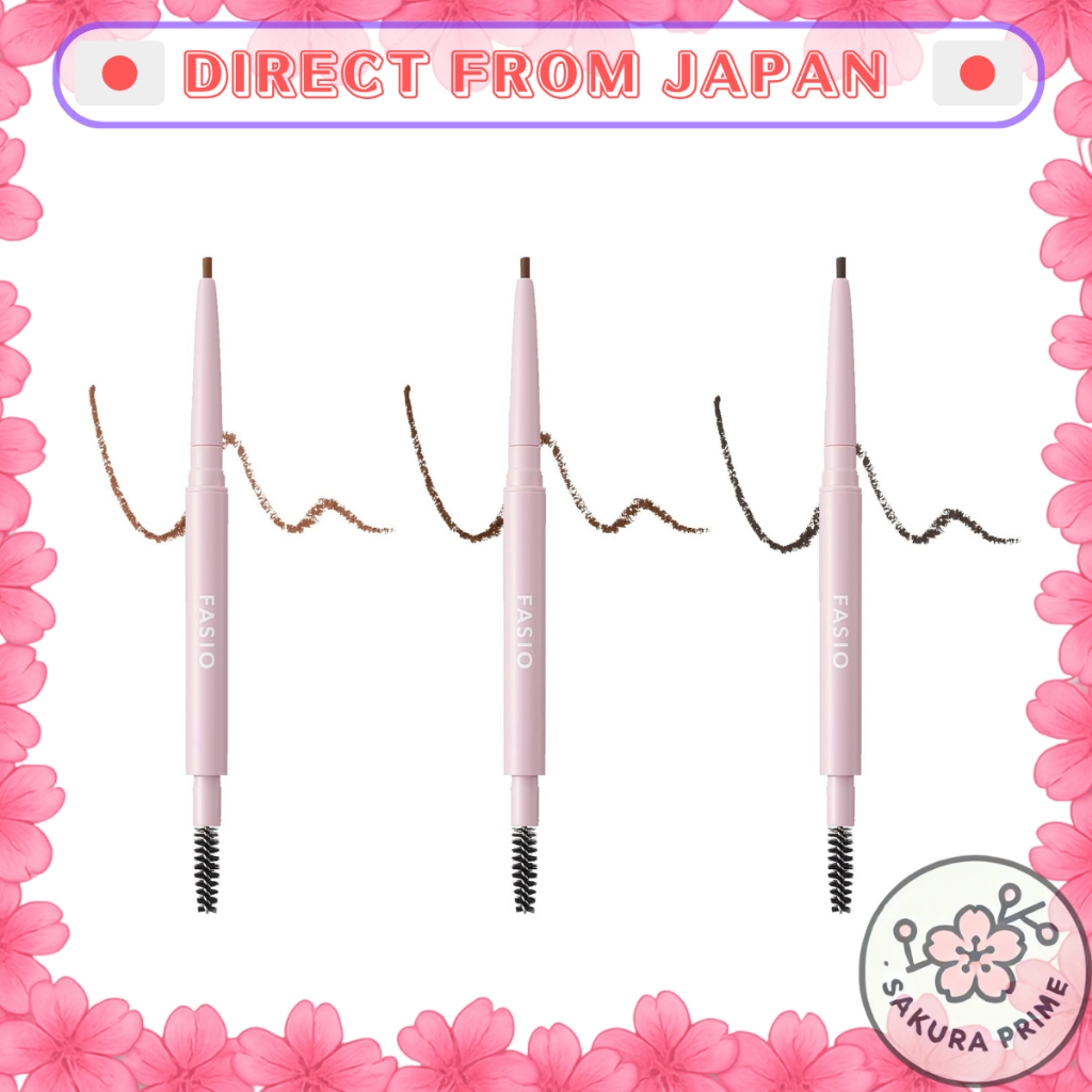 KOSE FASIO Waterproof Eyebrow (Ultra-Fine Tip) 01 Gray/02 Brown/03 Light Brown Direct From Japan