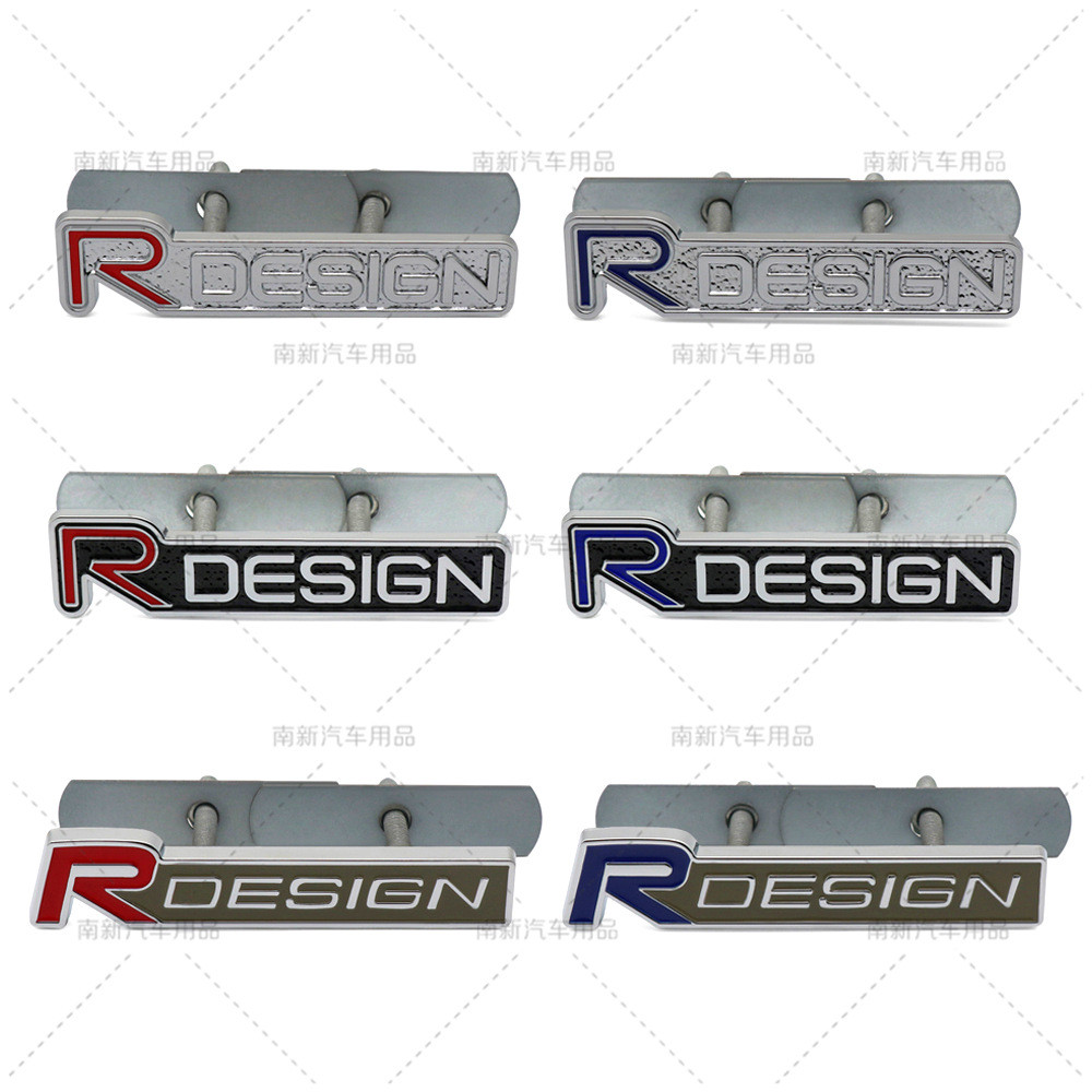 RDESIGN Metal Grille Emblema Adesivo Decorativo Para Acessórios De Carro Volvo