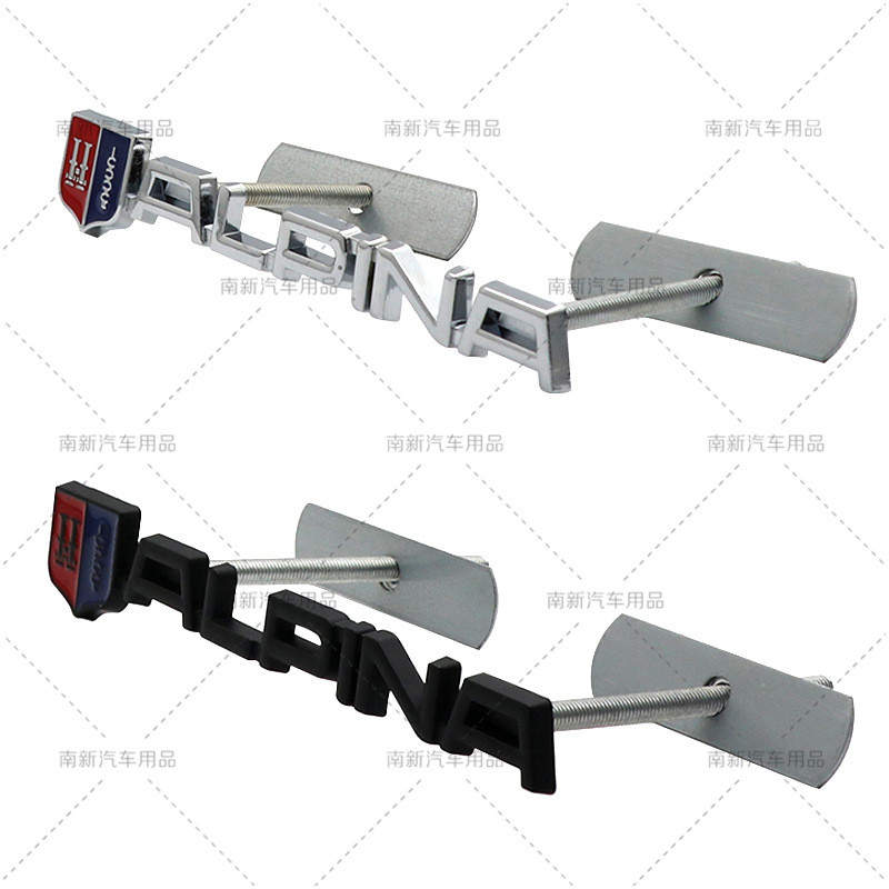 ALPINA Metal Grille Emblema Adesivo Decorativo Para Acessórios De Carro BMW