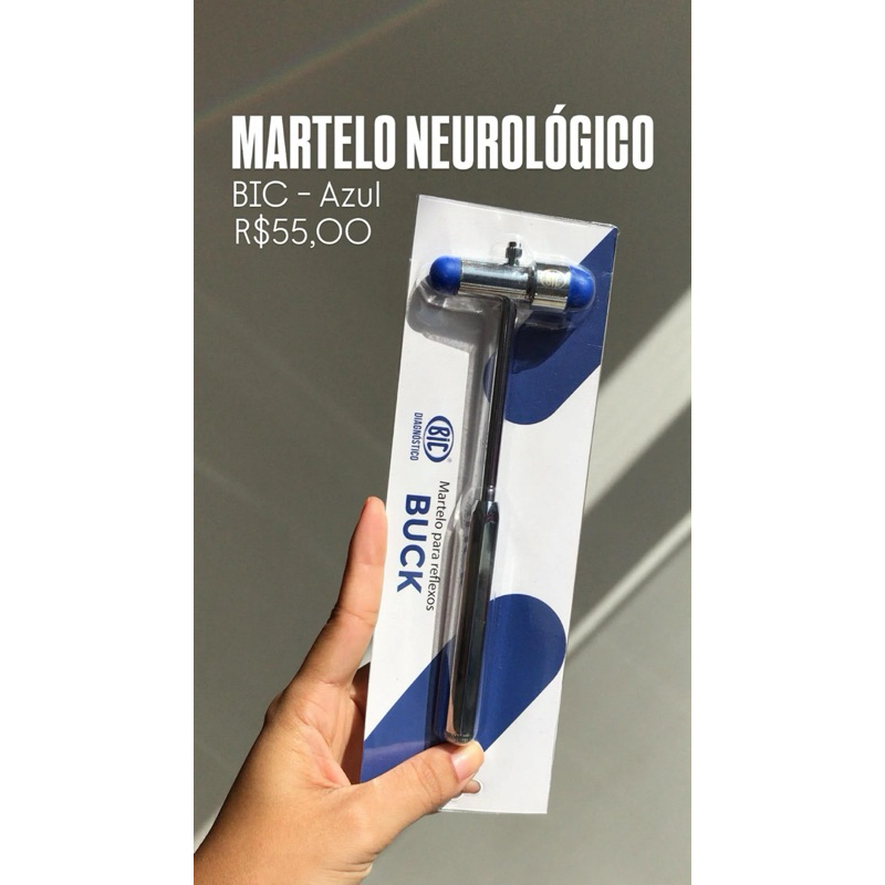 Martelo de Reflexo Buck BIC Profissional Neurológico