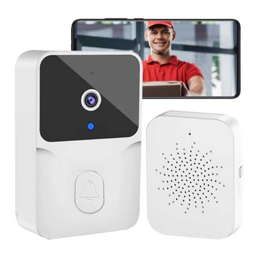 Campanhia Sem Fio Inteligente Com Camera Wifi Residencial