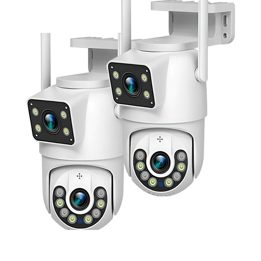 Kit 2x Câmeras IP Wi-Fi Full HD Yoosee Visão Noturna 360° com Áudio Bidirecional Segurança Residencial