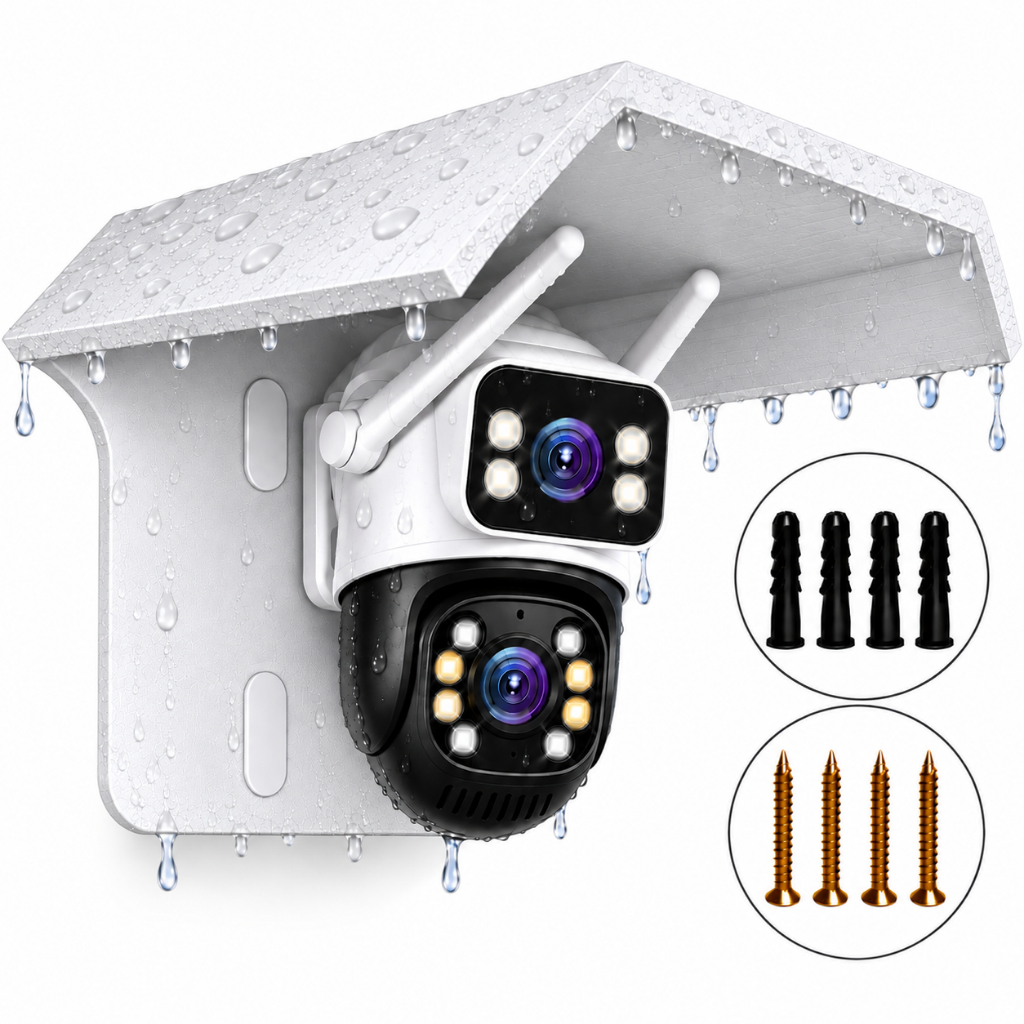 Kit Protetor Anti Danos Para Câmeras De Segurança Externa Residencial Wifi Universal Monitoramento