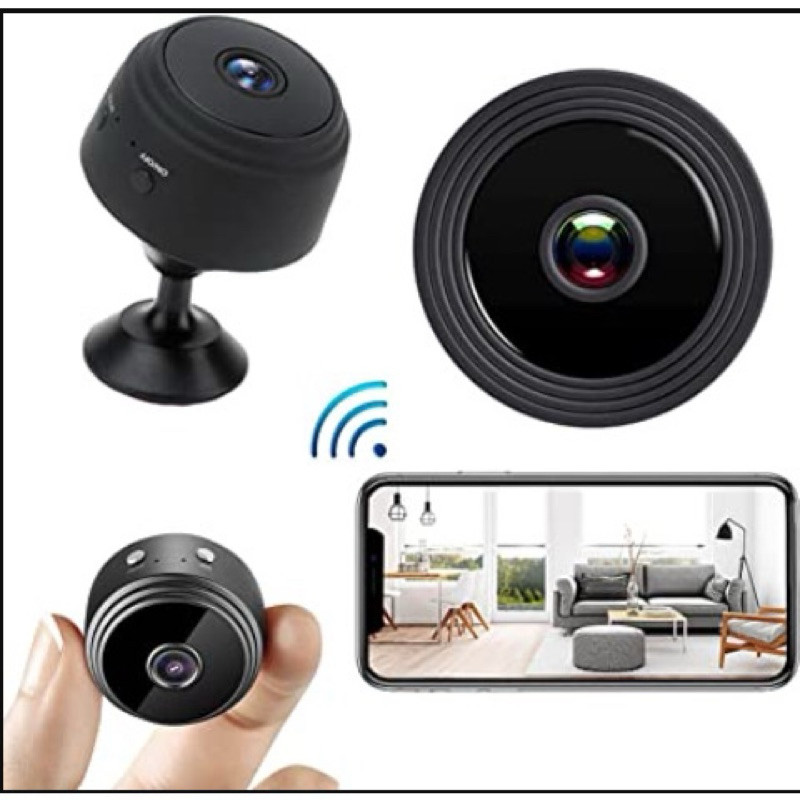 Câmera A9 HD Wi-Fi Visão Noturna Sem Fio Residencial Comercial
