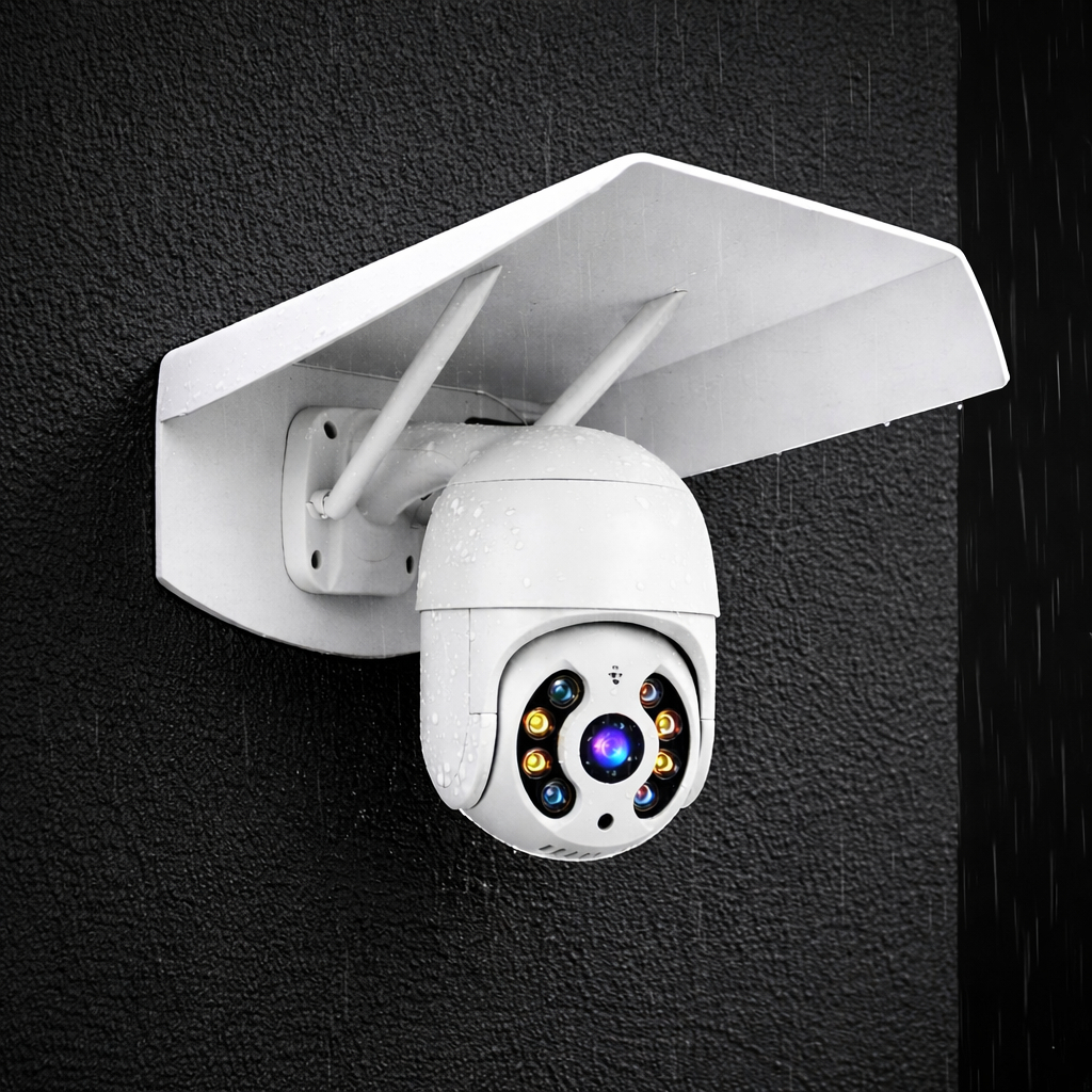 Protetor Câmeras De Segurança Residencial Wifi Universal Branco