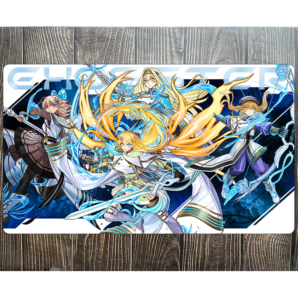 Yu-Gi-Oh Playmat Exosister Jogo De Cartas Colecionáveis Mouse Pad YGO Mat TCG Yugioh-210