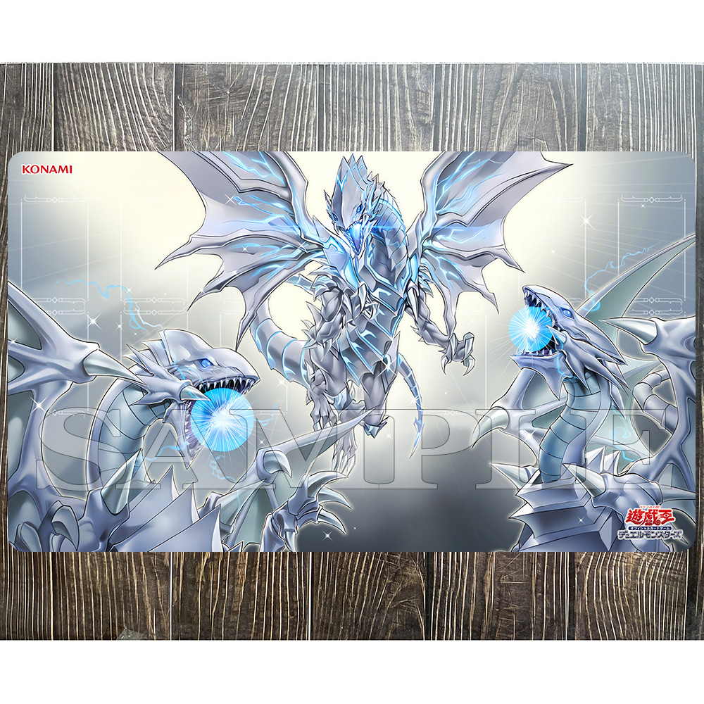 Yu-Gi-Oh Playmat Majestade Com Dragões De Branco YGO Play Mat KMC TCG Yugioh M-194