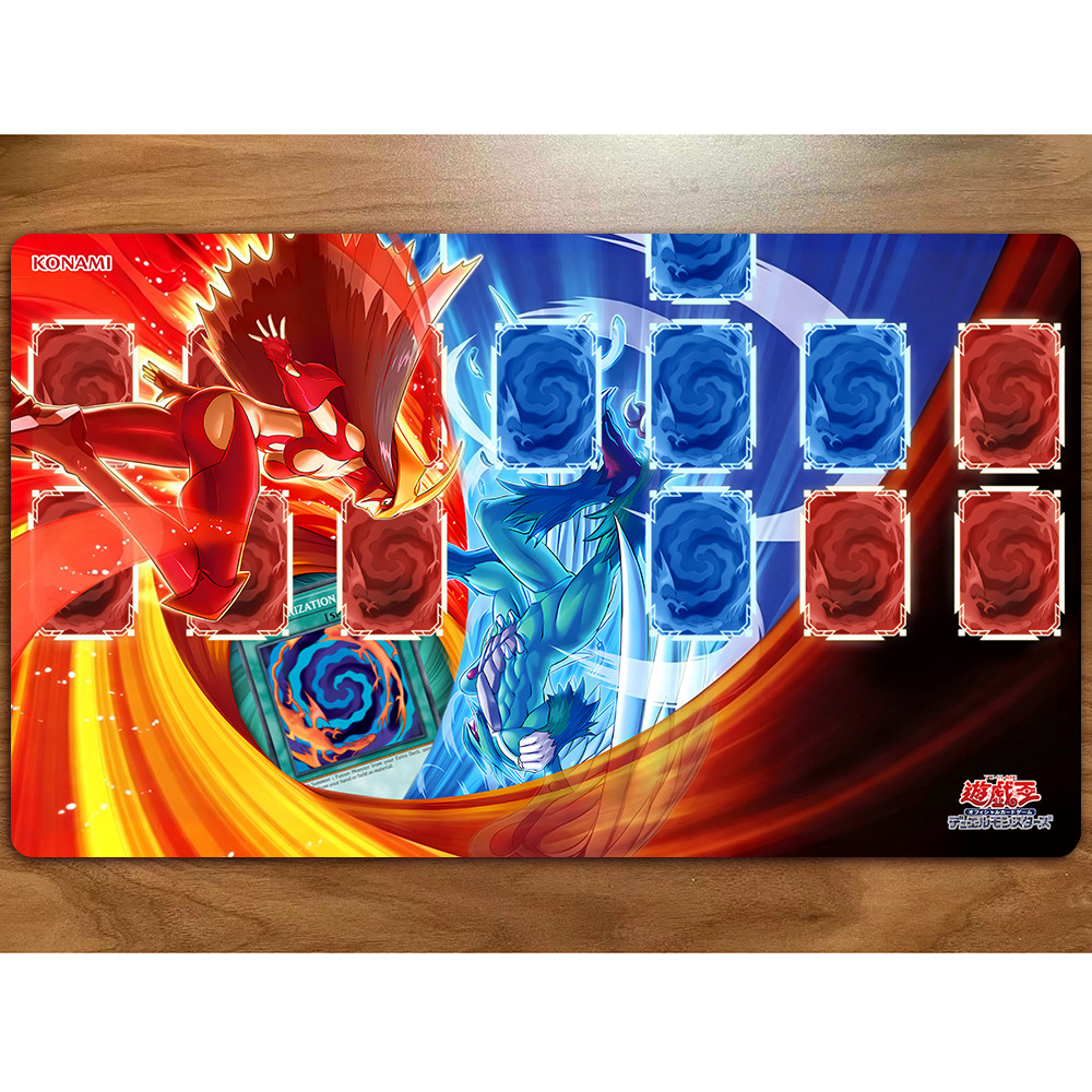 Yu-Gi-Oh Playmat Almofada De Jogo De Cartas De Polimerização Tapete YGO KMC TCG YuGiOh Mat-288