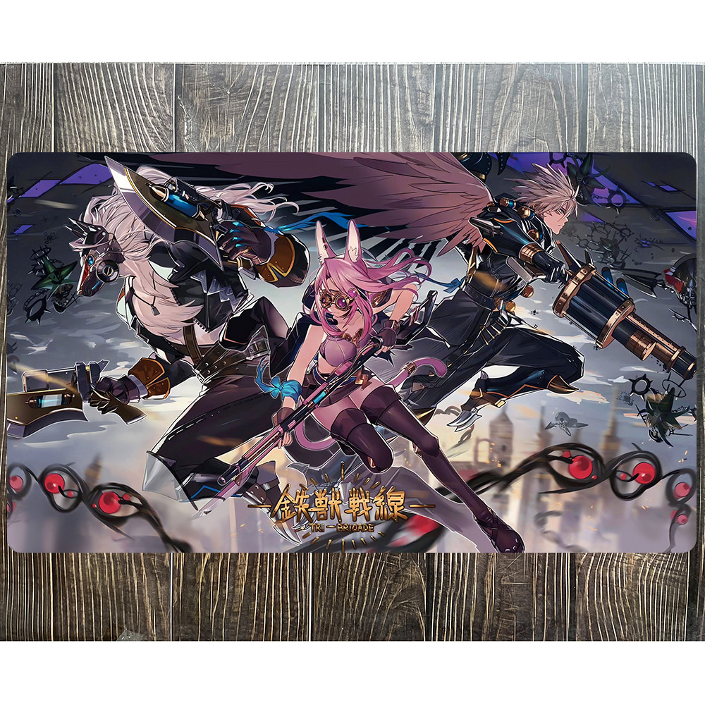 Yu-Gi-Oh Tri-Brigada Ferrijit the Barren Blossom Playmat Jogo De Cartas Colecionáveis YGO Mat KMC TCG YuGiOh Tapete De M