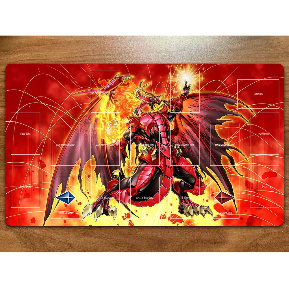 YuGiOh Playmat The Crimson King Card Pad YGO Mat TCG Yu-Gi-Oh-228