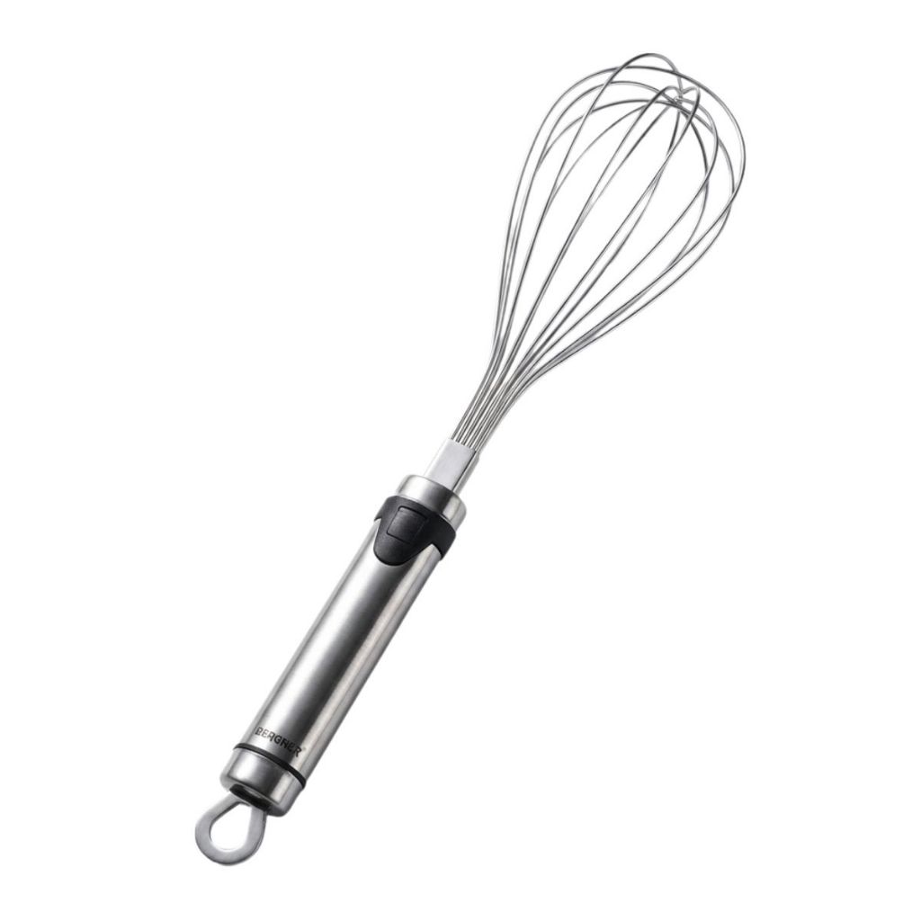 Batedor de Arame Fouet Bergner em Aço Inox para Bolos Molhos e Cremes
