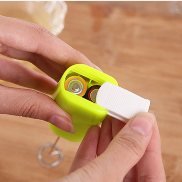 Mini Mixer Elétrico Inox Misturador Portatil Batedor Para Cozinha Mexer Claras De Ovos Leite Café