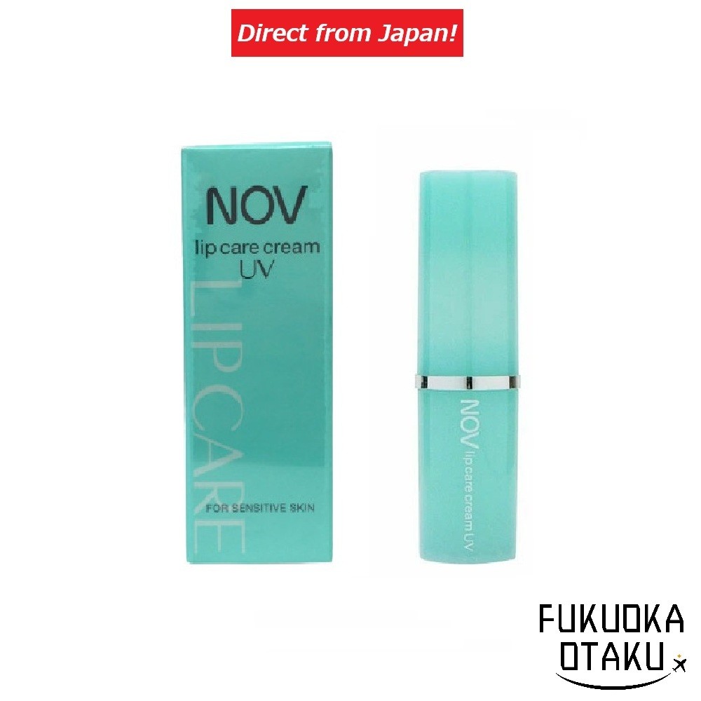 NOV Lip Care Cream UV SPF13 PA++ Hidratante Protetor Labial Japão【Direto do Japão】