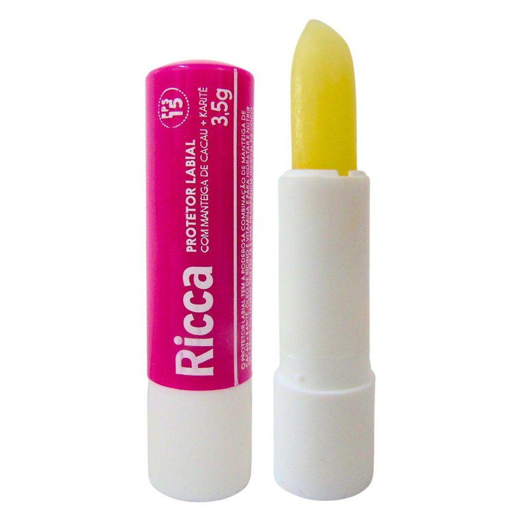 Protetor Labial Ricca Fps15 3,5g Cód:2276