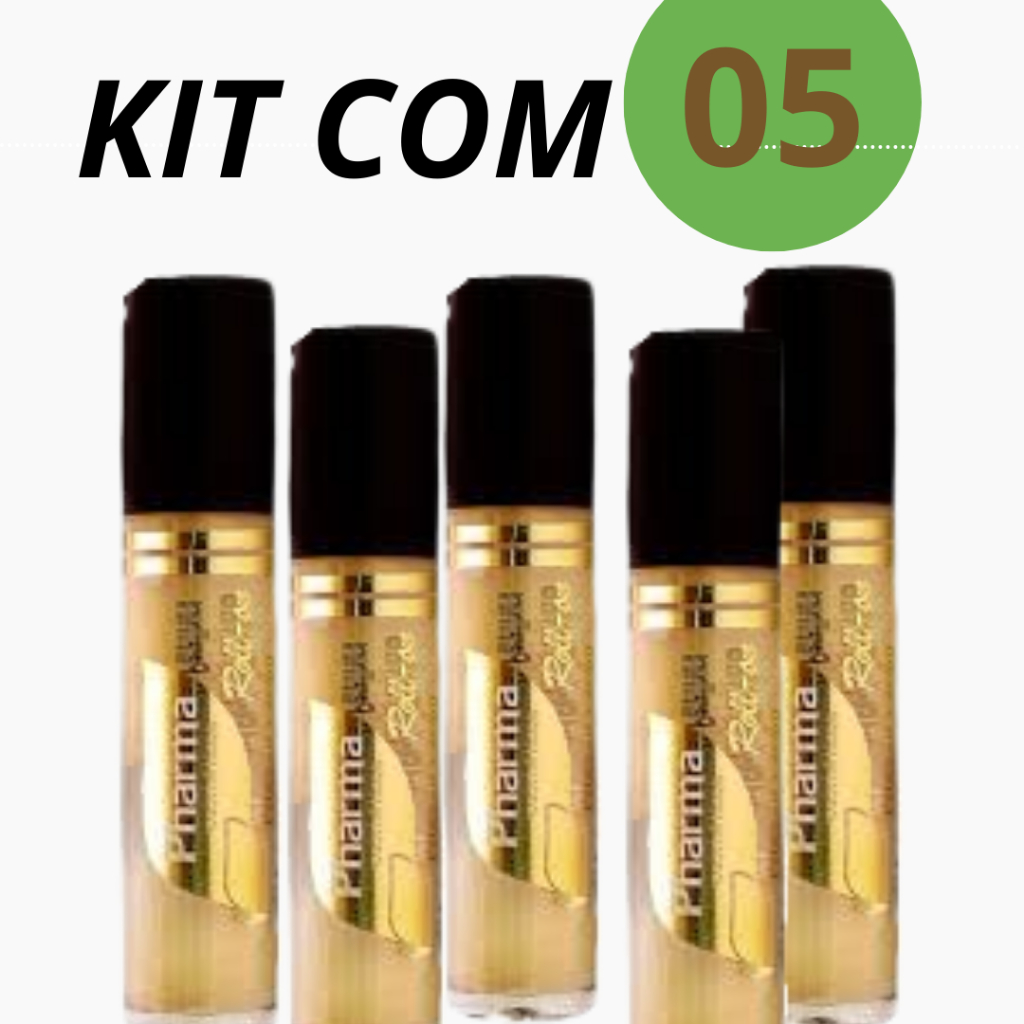 Promoção 5 Protetor Labial Manteiga De Cacau Pharma Roll-on