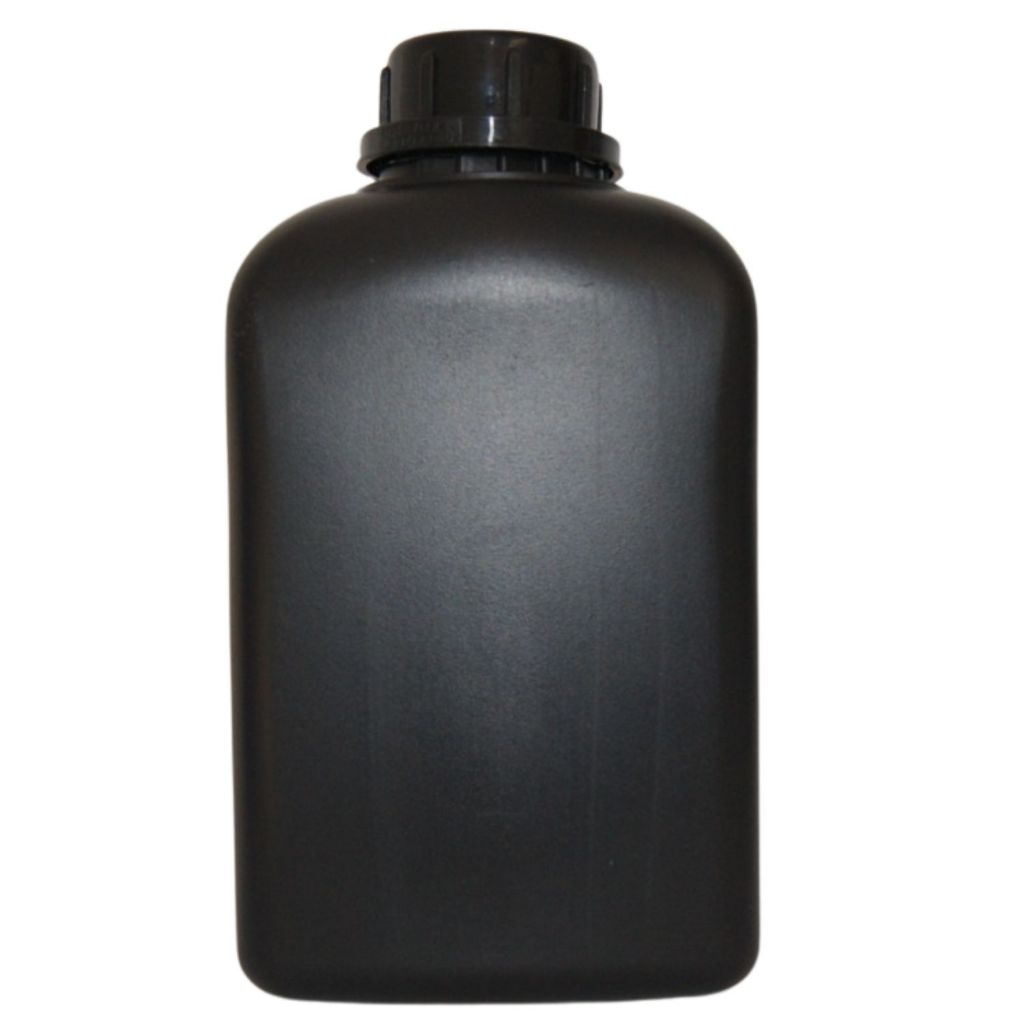 FRASCO PEAD DE 1000ML RETANGULAR COR PRETO