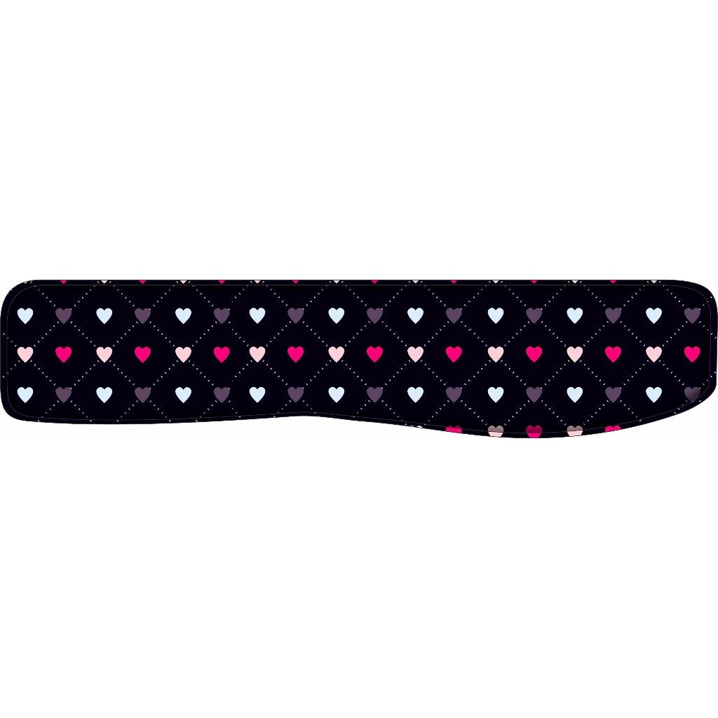 Apoio para Teclado Corações Rosa coloridos