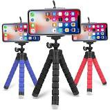 Mini Suporte Tripe De Mesa Escalavel Para Celular Gira 360º barato promocao