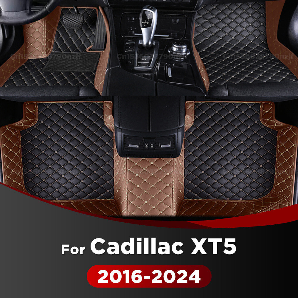 Para Cadillac XT5 2016-2024 23 22 21 20 19 18 17 Tapetes De Chão Do Carro Personalizado Auto Pé Almofadas Tapete Capa Ac