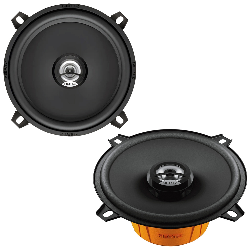 Par Alto Falante 5pol Hertz Dcx 130.3 Coaxial 80 Watts Rms Preto