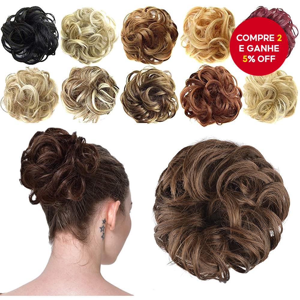 INS Elástico Bagunçado Bun Scrunchie Chique Chignon Peruca Com Donut Feminino Acessórios Para O Cabelo