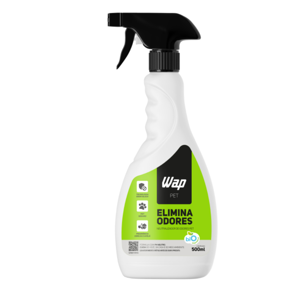 Elimina Odores Tira Cheiros De Pets E Xixi De Gato 500ml Wap Neutralizador Urina