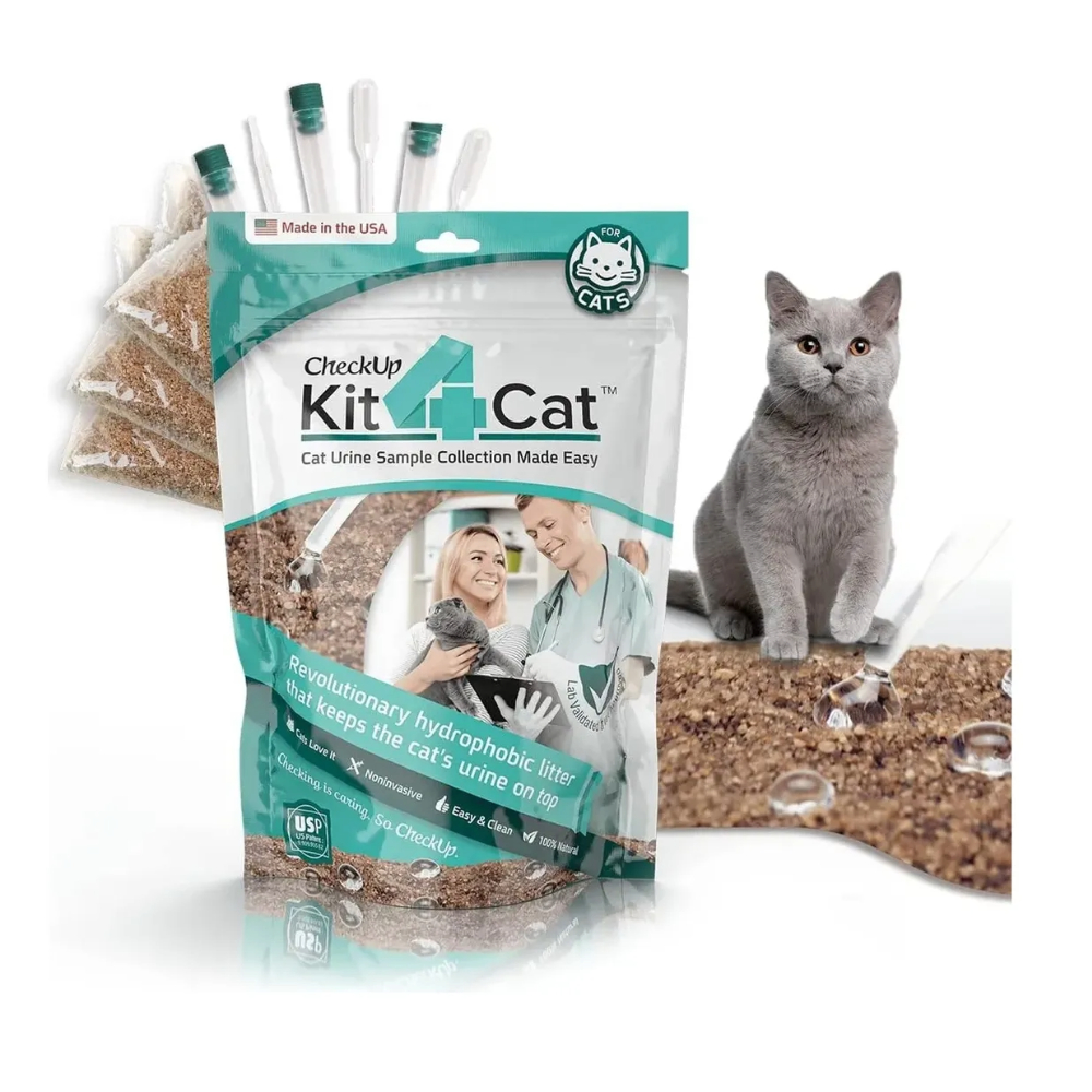Areia Para Gato Kit4cat Coleta De Urina Krusse 900g