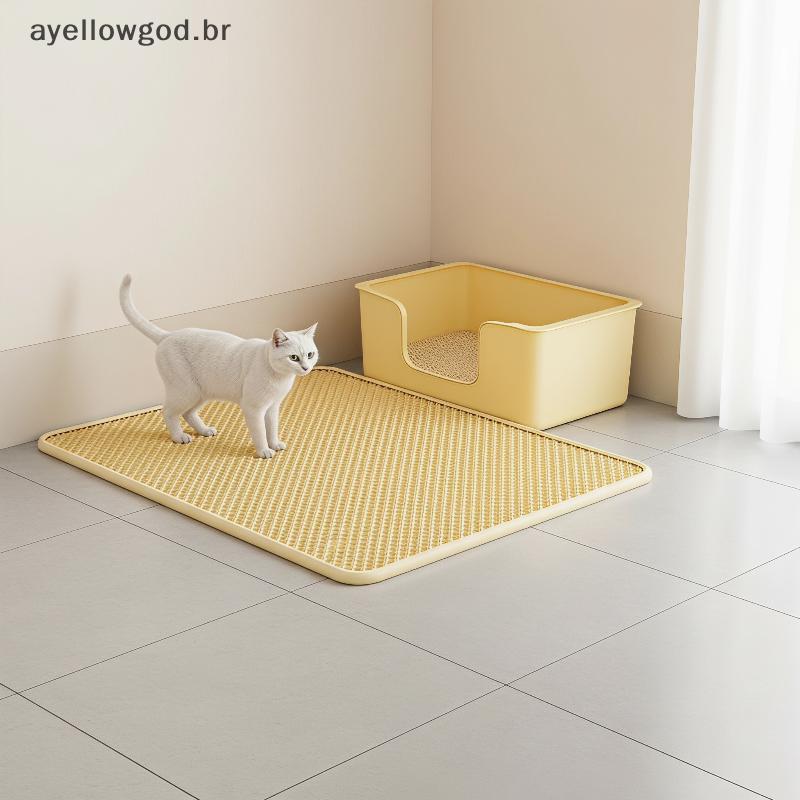 AYBR Tapete De Areia Para Gatos , Camada Dupla , À Prova De Urina , Almofada Anti-Derramamento , Antiderrapante , Macio