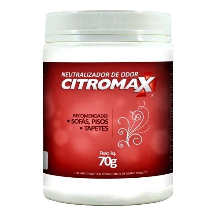 Neutralizador de Odor CiTROMAX 70g - Tira Mau Cheiro Odor de Urina Xixi de Caes e Gatos