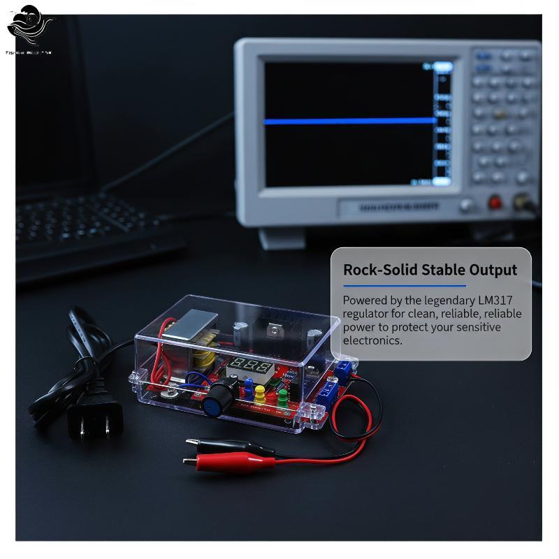 PFG LM317 Módulo De Alimentação De Tensão Ajustável Kit DIY 110V 220V Entrada AC Para 1.25V-12V DC Hobbyista Circuito Pr