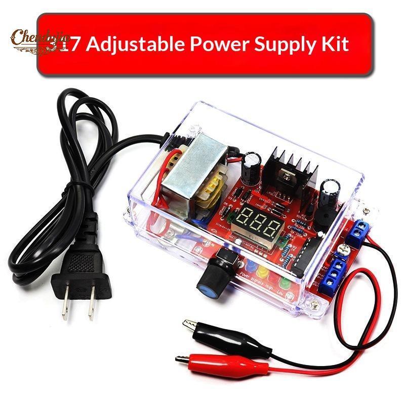 Chen LM317 DIY Kit De Fonte De Alimentação Ajustável 110V 220V AC Para 1.25V-12V DC Módulo Regulado Construçãos De Energ